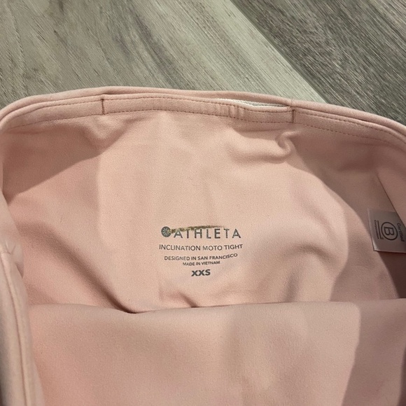 Athleta Inclination Moto Orchid Pink Tight XXS NWOT - Picture 5 of 8